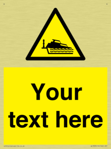 Custom warning grounding cruiser on lock cill